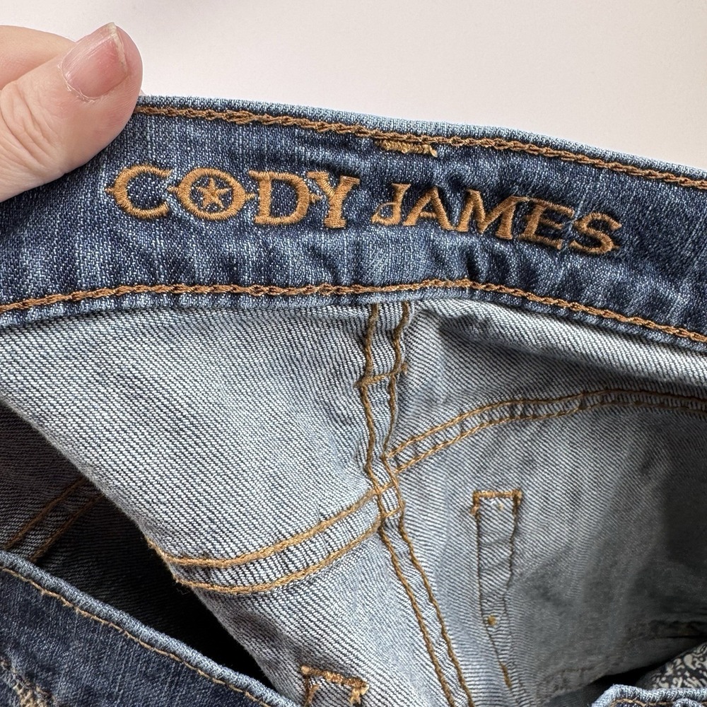 Cody James Men’s Slim Straight Jeans, No Stretch - Picture 8 of 10